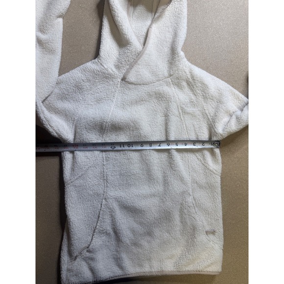 The North Face Osito Cream Fleece Hooded Pullover Cozy Comfy Womens Small S - Picture 6 of 8
